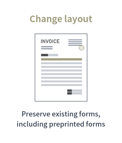 Change layout
